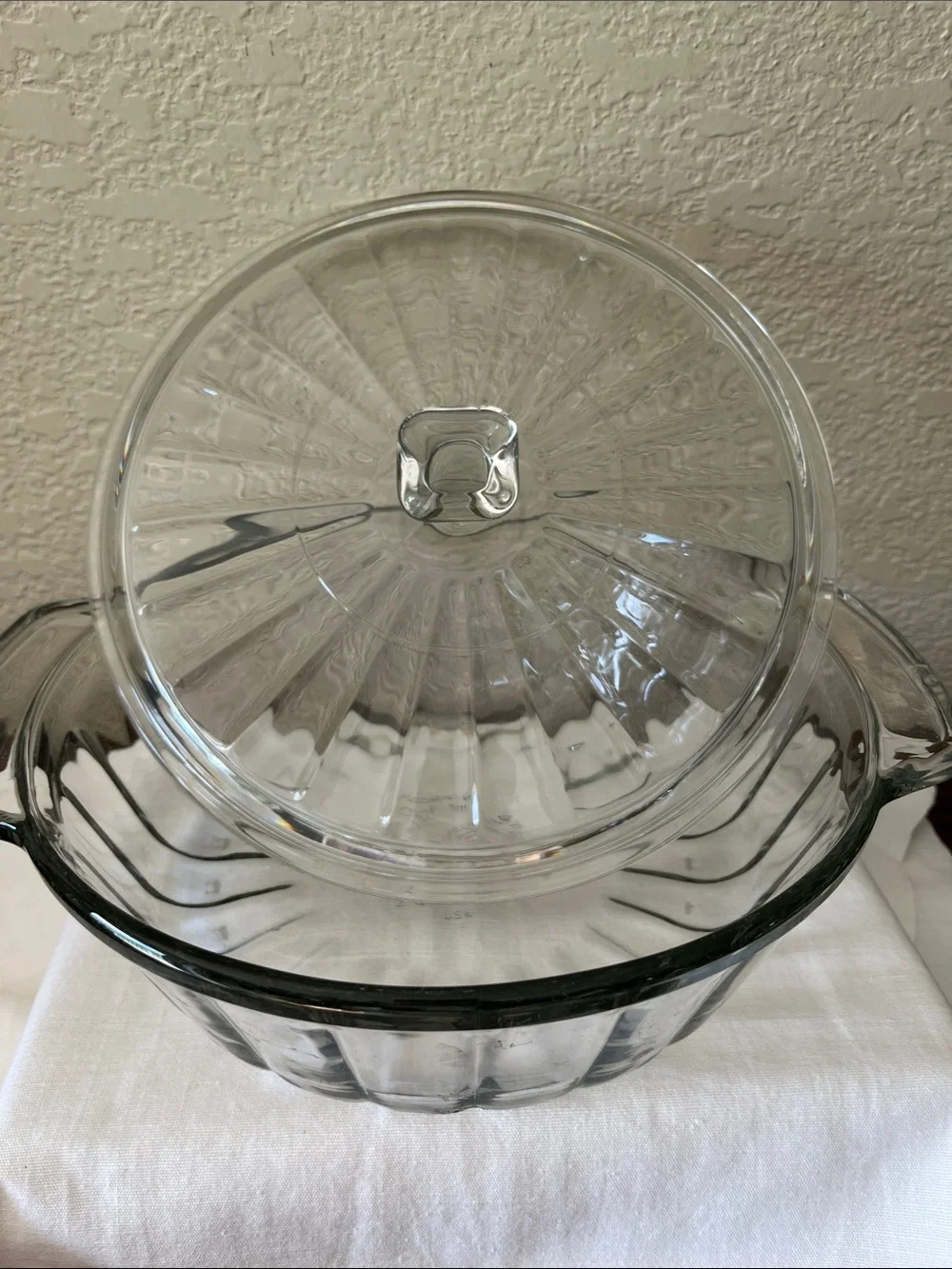 Anchor Hocking 2 Qt Glass Covered Casserole Dish w/ Lid | USA Vintage Bakeware